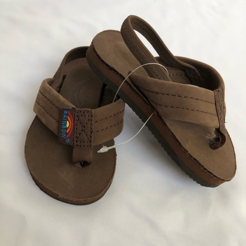 Baby, toddler rainbow sandals size 3-4